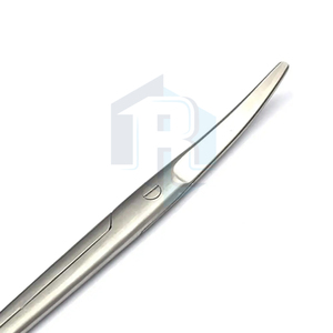 Tijeras de operación de acero inoxidable afiladas romas curvas rectas de 5,5 pulgadas de calidad superior instrumentos quirúrgicos base de potencia Manual - Product Image 5