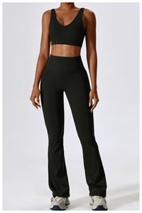 High Quality Seamless Women Yoga Set Spandex Polyester High Waisted <b>Leggings</b> For Women with Custom Logo Printed OEM Service - Product Image 3