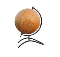 Globo del mundo de latón antiguo con soporte Mapa DE LA TIERRA moderno Globo de escritorio Vintage para decoración del hogar u oficina Herramienta de aprendizaje