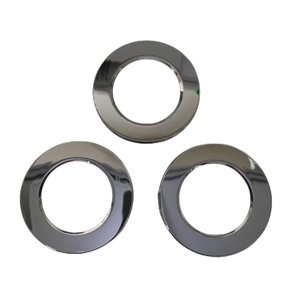 3 pezzi coperchi rotondi cromati argento per FP8705W faretti a LED-illuminazione/faretto da incasso - Product Image 2
