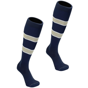 2025 Custom Men's Knee High <b>Boot</b> <b>Socks</b> dark blue color High Performance Breathable Light Weight High Quality <b>for</b> Men and <b>Women</b> - Product Image 3