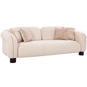 Canapé 3 places Ecrin moderne de qualité supérieure, 440×1080×780 mm, grand canapé rembourré pour la maison, l'hôtel et la villa, disponible à la vente - Product Image 3