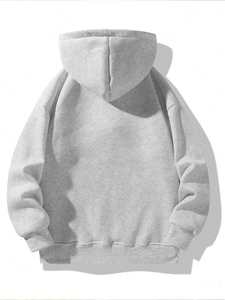 Light Grey Acid Wash Jacquard Half Zip <b>Women's</b> <b>Hoodie</b> Soft Cotton Pullover Anti-Wrinkle Breathable Streetwear Autumn Fashion OEM - Product Image 6