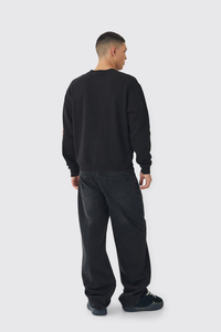 Sudadera recortada de algodón 100% de gran tamaño con estampado completo personalizado, sudadera transpirable Unisex, sudaderas con capucha gruesas y pesadas con cremallera para hombres - Product Image 2