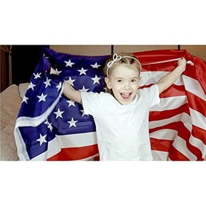 Drapeaux américains de qualité supérieure, lot de 12 drapeaux américains pour l'extérieur, 3x5 pieds, résistants à la décoloration, couleurs vives, toile robuste, avec bande de renfort 2 - Product Image 5