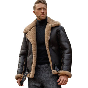 Chaqueta de Invierno de Piel de Oveja de Primera Calidad con Logotipo Frontal, Diseño Ecológico y Ligero, Tacto Suave y Calidad Duradera - Product Image 1