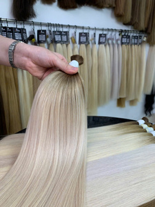 2025 Venta caliente Extensiones de cabello vietnamita a granel Color marrón 60cm Recto natural 100% Extremos súper dobles de alta calidad - Product Image 3