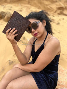 สมุดบันทึกการเดินทางแบบมีกระดุมหนังแท้ใหม่พร้อมหินมีค่าแบบวินเทจแบบดั้งเดิมสไตล์โบโฮ - Product Image 6