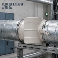 Amortisseur de contrôle du volume de l'air, en plastique, à multiples lames, en polypropylène, pvc