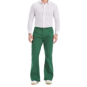 กางเกงวอร์มลำลองของผู้ชายมีสายรัดเอวปักลายทางโค้งตรงเอวมีเชือกผูกเอวกางเกงวิ่งน้ำหนักเบา - Product Image 1