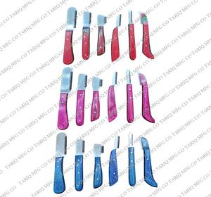 มีดปอกสัตว์เลี้ยงสแตนเลสมาใหม่ทนทานเครื่องมือตัดแต่งขนสัตว์ - Product Image 1