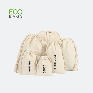 Petits sacs en toile avec cordon, emballage, prix bon marché, vente en gros - Product Image 3