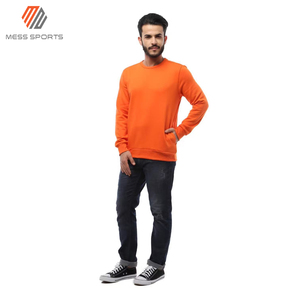 Latest Product 2024 MESS SPORTS Fashion Design Solid 100% Cotton Fleece <b>Pullover</b> Sweatshirt Custom Your Own Logo Special <b>for</b> <b>Men</b> - Product Image 3