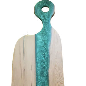 Planche à fromage multifonctionnelle pour la cuisine de la maison moderne et du jardin Dernier bloc à découper en bois et en résine Offre Spéciale - Product Image 1