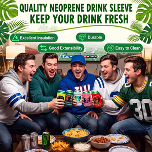Funda Aislante de Neopreno para Latas, Porta Bebidas Portátil para Cerveza, Refrescos y Bebidas, Reutilizable, para Deportes al Aire Libre - Product Image 4