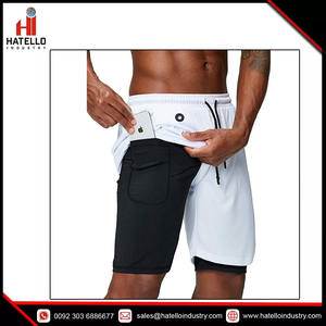 Stretch Workout Grey <b>Active</b> Gym <b>Shorts</b> <b>Mens</b> <b>Shorts</b> for Fitness Running Quick Dry Custom Logo Hot Sale <b>Mens</b> Fitness Gym Running - Product Image 5