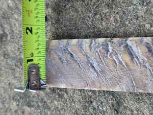 Vente en gros de 100% qualité meilleure agate écologique naturelle polie couteau échelle ange style mouton corne plaque artisanat naturel - Product Image 2