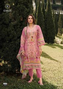 Modern <b>Linen</b> Digital Printed Kurti <b>Set</b> Bottom Dupatta Indian Pakistani Clothing for Women Multiple Sizes Colors OEM ODM Services - Product Image 5