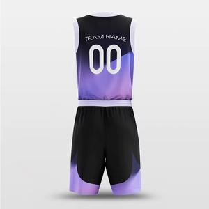Maillot de basket-ball Logo personnalisé uniformes rétro hommes maillots de basket-ball vierges chemises de sport athlétiques imprimer uniforme de basket-ball - Product Image 4