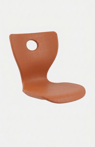Modern Plastic School Chair Blue Stackable Design For Children Solid Back Style - Product Image 5