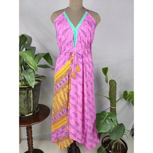 Vestido Maxi de Verano de Seda Reciclada Estilo Boho, Mágicamente Chic, Magikleid Strandberzug, Traje de Playa - Product Image 1