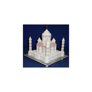 Most Beautiful Handmade White Marble Lighting Taj Mahal Model Bulk Quantity With Exclusive and <b>Safe</b> Packing for Home Decoration - Product Image 1