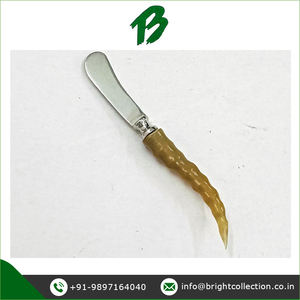 Vaisselle fantaisie de qualité supérieure, couverts durables, épandeur de fromage et de beurre 1 pièce, manche en corne naturelle de luxe - Product Image 2