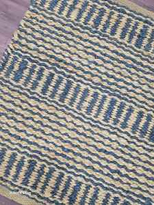 Tapis faits main en laine/soie au design moderne, noués à la main avec motif abstrait, taille et couleur personnalisables, antidérapants, adaptés aux animaux domestiques, à poils plats - Product Image 3