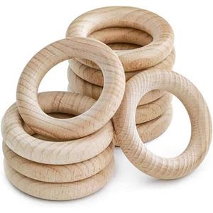 Rond de serviette en bois ferme rustique accessoire de salle à manger fait à la main adapté aux mariages fêtes de vacances de Noël - Product Image 6