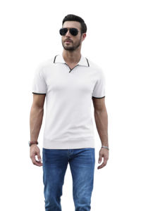 2025 alta calidad verano 100% poliéster sólido Golf Polo camiseta logotipo personalizado bordado suelto hombres Polo camisa de Pakistán - Product Image 4