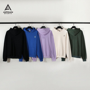 Sudadera con Capucha AIFRAN Multicolor, Gruesa, de 400 g/m², para Hombre, Hombros Caídos, Corte Cuadrado, Lisa, Estilo Urbano, Personalizable, Tech Pack - Product Image 4