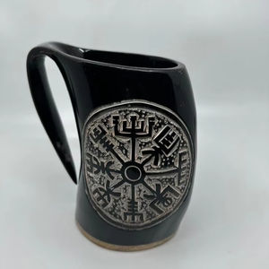 MADE customized Handcrafted Natural viking carving drinking horn beer and coffee <b>mug</b> for home hotel restaurants from - Product Image 2