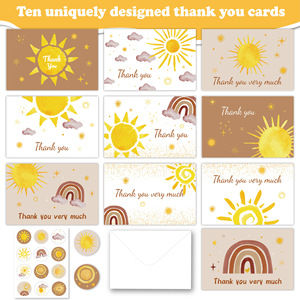 Juegos de Tarjetas de Agradecimiento Personalizadas con Impresión Personalizada y Logotipo - Product Image 4