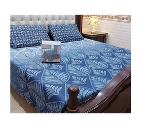 Sábanas de algodón para cama, fundas de almohada, tamaño King, 3 piezas - Product Image 1