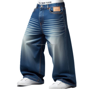 กางเกงยีนส์ขาสั้นผ้าฝ้ายขนาดใหญ่พิเศษสำหรับผู้ชาย, กางเกงยีนส์ซักได้สีพรีเมี่ยมทรงตรงพอดีตัวบูทขากว้างสวมใส่สบายมีสไตล์ - Product Image 2