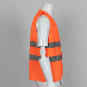 Chaleco reflectante de trabajo de alta visibilidad para hombres y mujeres, ropa de trabajo de seguridad, transpirable, ligero, duradero, chaleco reflectante para exteriores - Product Image 4