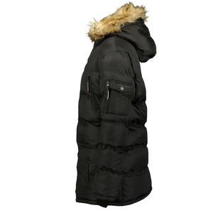 Premium Quality Original Fabric Stylish Warm Winter Jacket <b>Men</b> Padded Warm Parka <b>Coat</b> Casual <b>Fur</b> <b>Hooded</b> Fleece Long Male - Product Image 2
