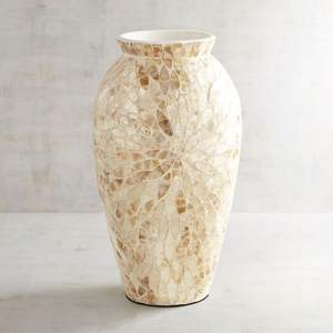 Nuevo diseño de costilla, jarrón de mármol cilíndrico de mesa, jarrón de porcelana de estilo breve moderno con mármol de alta calidad - Product Image 4