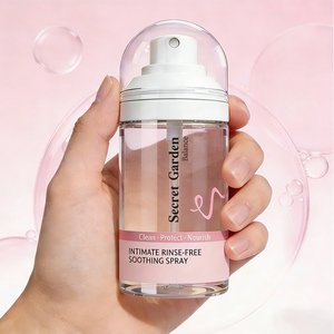 Spray lenitivo intimo senza risciacquo da 60 ml più popolare per la cura femminile, con acido borico per il controllo degli odori, spray lenitivo Yoni per donne - Product Image 1