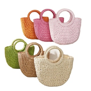 New Womens <b>Bag</b> One-shoulder Shopping Hand-woven <b>Straw</b> <b>Bag</b> Crochet Macrame Beach <b>Bags</b> Direct From Indian Supplier - Product Image 1