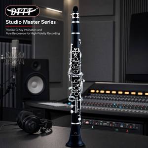 <span class=keywords><strong>Clarinete</strong></span> Profesional <span class=keywords><strong>de</strong></span> 26 Llaves en Sib, Sistema Alemán, <span class=keywords><strong>Instrumento</strong></span> <span class=keywords><strong>de</strong></span> Viento <span class=keywords><strong>de</strong></span> Madera, Venta al por Mayor <span class=keywords><strong>de</strong></span> Fábrica OEM&ODM para Orquestas y Bandas - Product Image 5