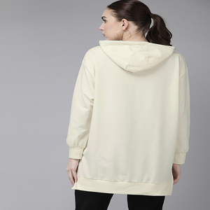 Hooded Collar Cotton Blend Winter wear women's <b>Hoodies</b> Full Sleeve Casual wear girls and women's <b>Hoodies</b> high quality Knitted - Product Image 6