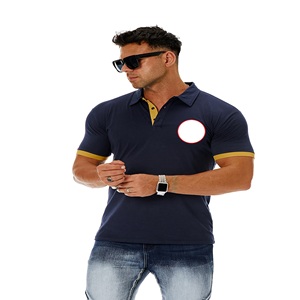POLO pour homme OEM à manches courtes avec logo personnalisé à bas prix T-shirt de luxe pour homme Polo à bas prix pour homme vente en gros - Product Image 4