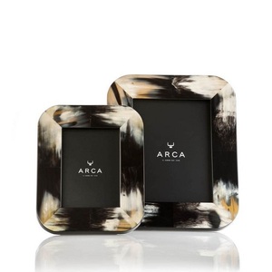 Best Selling Handmade Checked Pattern Resin Inlay Photo <b>Frame</b> Available in White and Black Colors - Product Image 3