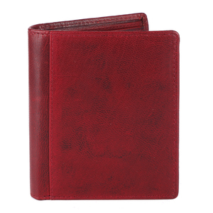 สร้อยแบบสั้นสำหรับผู้ชายหนังแท้พับได้สองทบแบบเปิดปิดได้ทำจากผ้าฝ้ายมีซับในดีไซน์เรียบง่ายแฟชั่นสำหรับผู้ชาย - Product Image 1