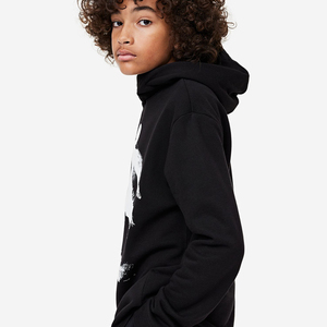 2021 Wholesale High Quality Customized Logo Gents <b>Hoodies</b> Men's Full Sleeve Fleece Sweatshirts Warm Boys <b>Hoody</b> Cheap Fancy - Product Image 1