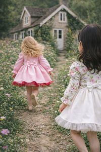 Vestido Infantil de Alta Calidad, 100% Algodón, Certificado Oeko-Tex, Disponible en Stock, Faldas Casuales OEM, Ropa para Niña Pequeña - Product Image 4