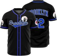 Jersey Baseball Tanpa Lengan Ukuran Besar Anti-UV, Bernapas, Menyerap Keringat, Custom Made, Grosir, Cetak Digital, Custom Tim, Musim Panas