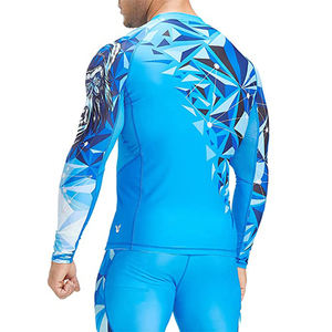 ผู้ชายที่กําหนดเอง Sublimated MMA อุปกรณ์ป้องกันผื่นแขนยาวยามผื่น - Product Image 2