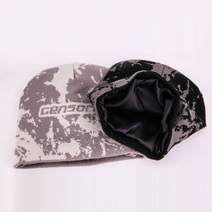 Gorros personalizados para correr, ciclismo, montañismo, gorro de calavera forrado de satén con logotipo personalizado - Product Image 5